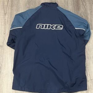 Nike Navy and Blue Men's Jacket